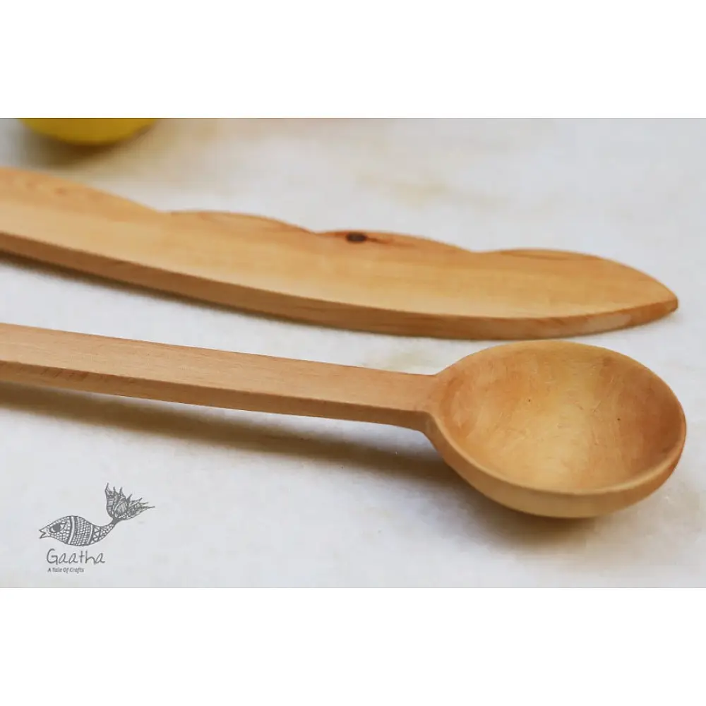 Purnak ✼ Udayagiri Wooden Cutlery - Set of Tow ✼ { 20 }