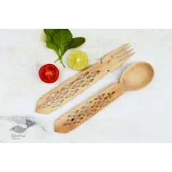 Purnak ✼ Udayagiri Wooden Cutlery - Set of Tow ✼ { 13 }