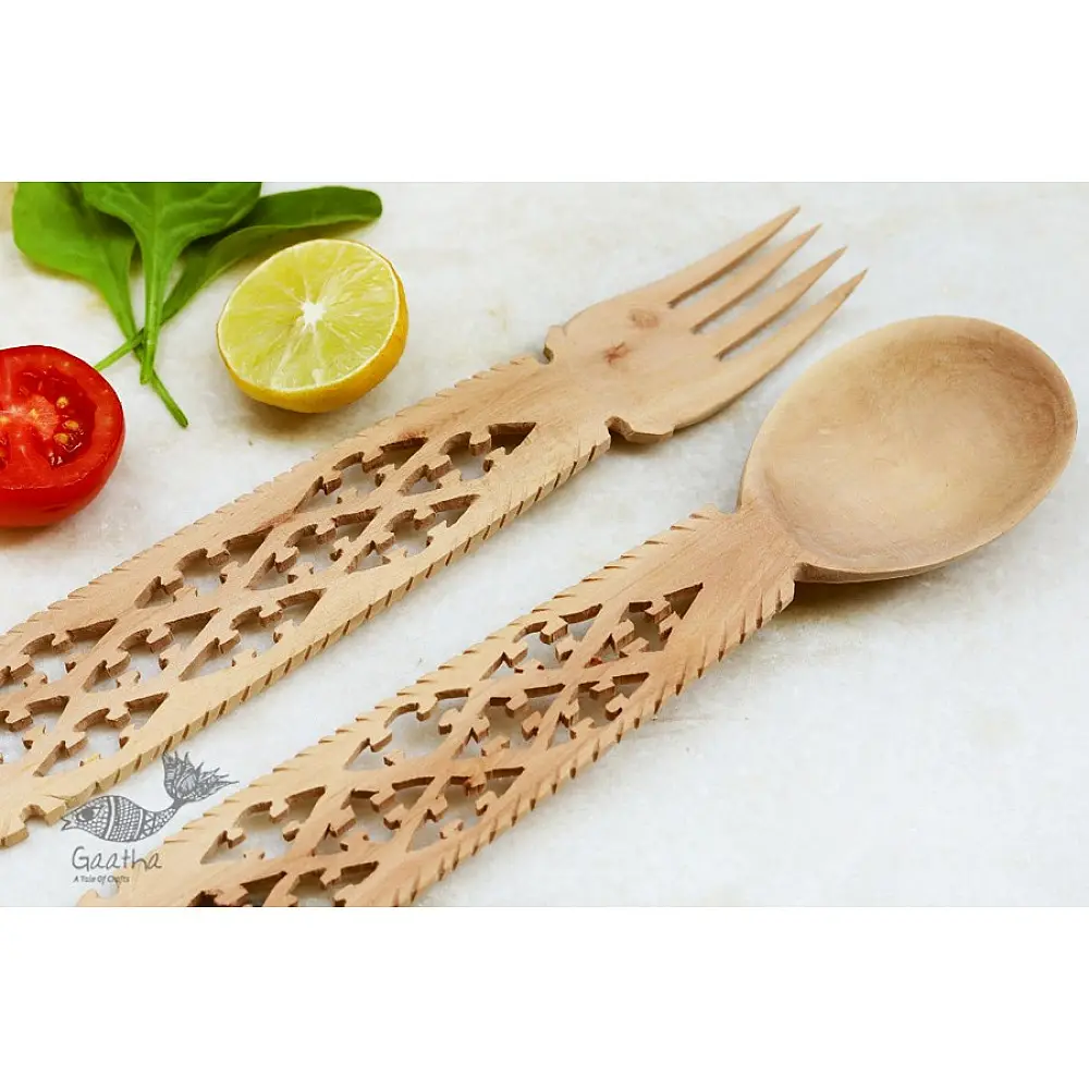 Purnak ✼ Udayagiri Wooden Cutlery - Set of Tow ✼ { 13 }