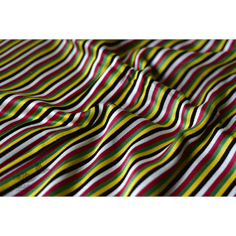 Mashru ✧ Silk+cotton Fabric ( Per meter ) ✧ 9