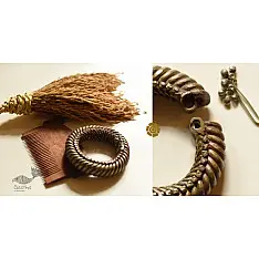 Kanupriya | Tribal / Banjara Jewelry - Heavy Thick Chain Kada