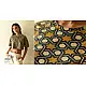 buy Natural Dyed Ajrakh Cotton Crop Top