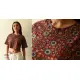 buy ajrakh hand block printed cotton Crop Top