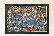 Madhuban . मधुबन ❁ Madhubani Painting - Gajraj
