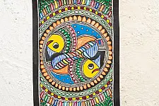 Madhuban . मधुबन ❁ Madhubani Painting - Fish