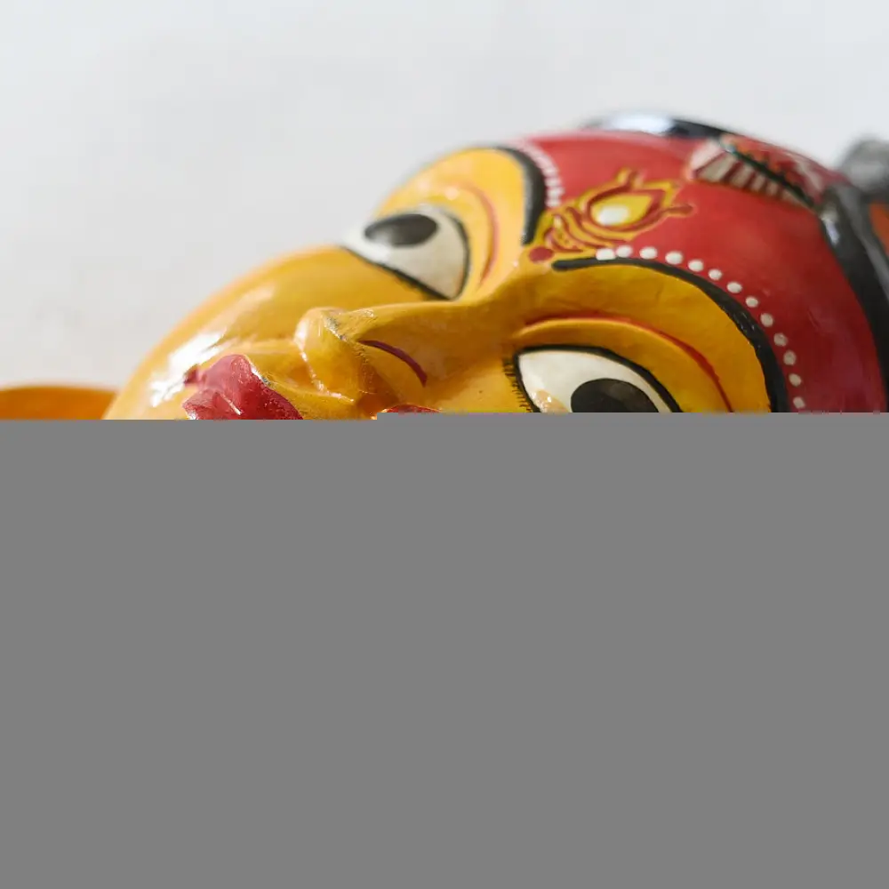 shop handmade wooden mask - Durga