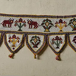 Prachin . प्राचीन | Handmade Bead Work ~ Antique Temple Toran