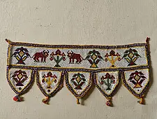 Prachin . प्राचीन | Handmade Bead Work ~ Antique Temple Toran