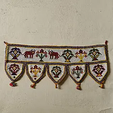 Prachin . प्राचीन | Handmade Bead Work ~ Antique Temple Toran
