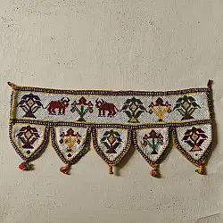 Prachin . प्राचीन | Handmade Bead Work ~ Antique Temple Toran
