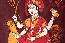 Batik Painting ~ Bahuchara Ma
