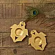shop Brass Handmade Peacock T-Light Holder - (Set of Two)