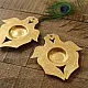 shop Brass Handmade Peacock T-Light Holder - (Set of Two)