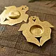 shop Brass Handmade Peacock T-Light Holder - (Set of Two)