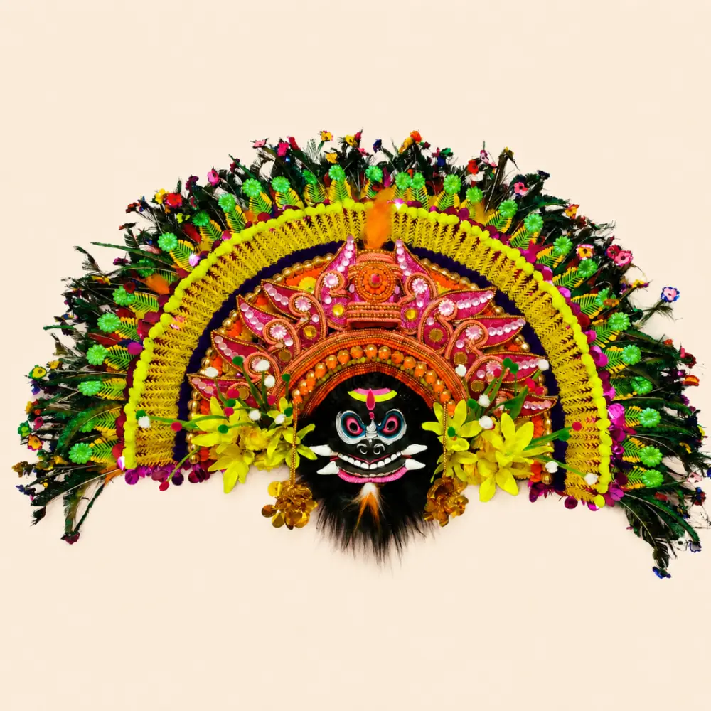 shop Handmade Paper Mache Chhau Mask - Asur