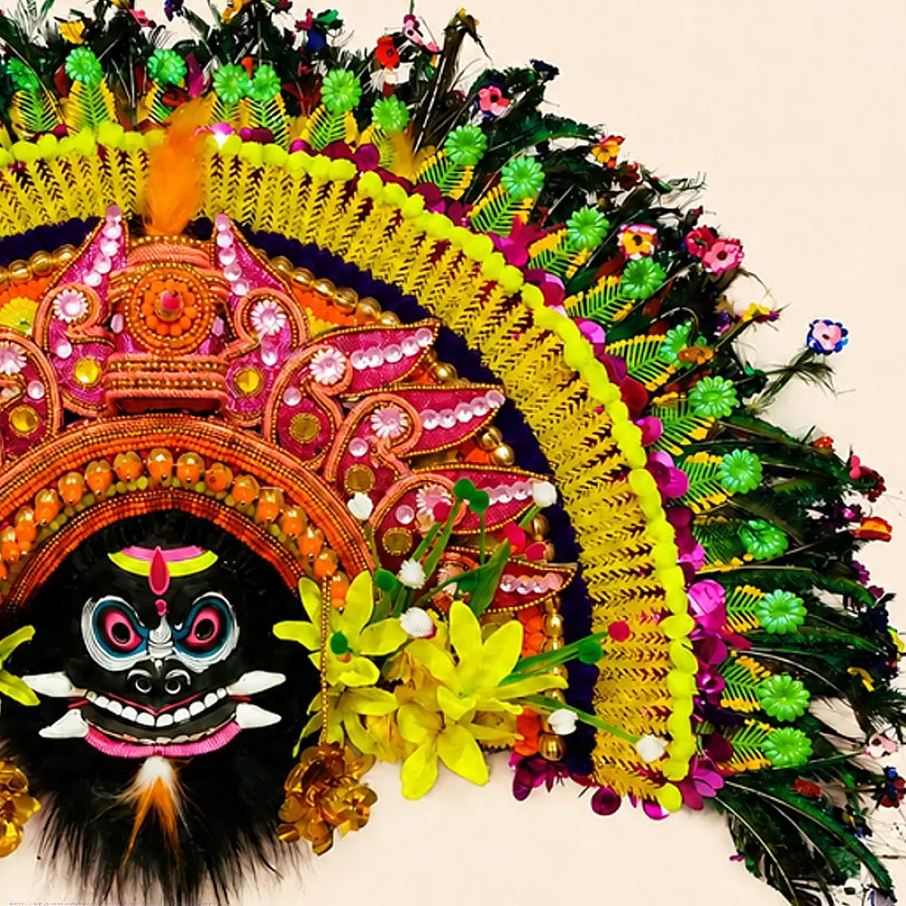 shop Handmade Paper Mache Chhau Mask - Asur