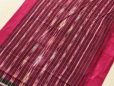 Handlom Cotton Saree | IKAT Pallu { Kaner }