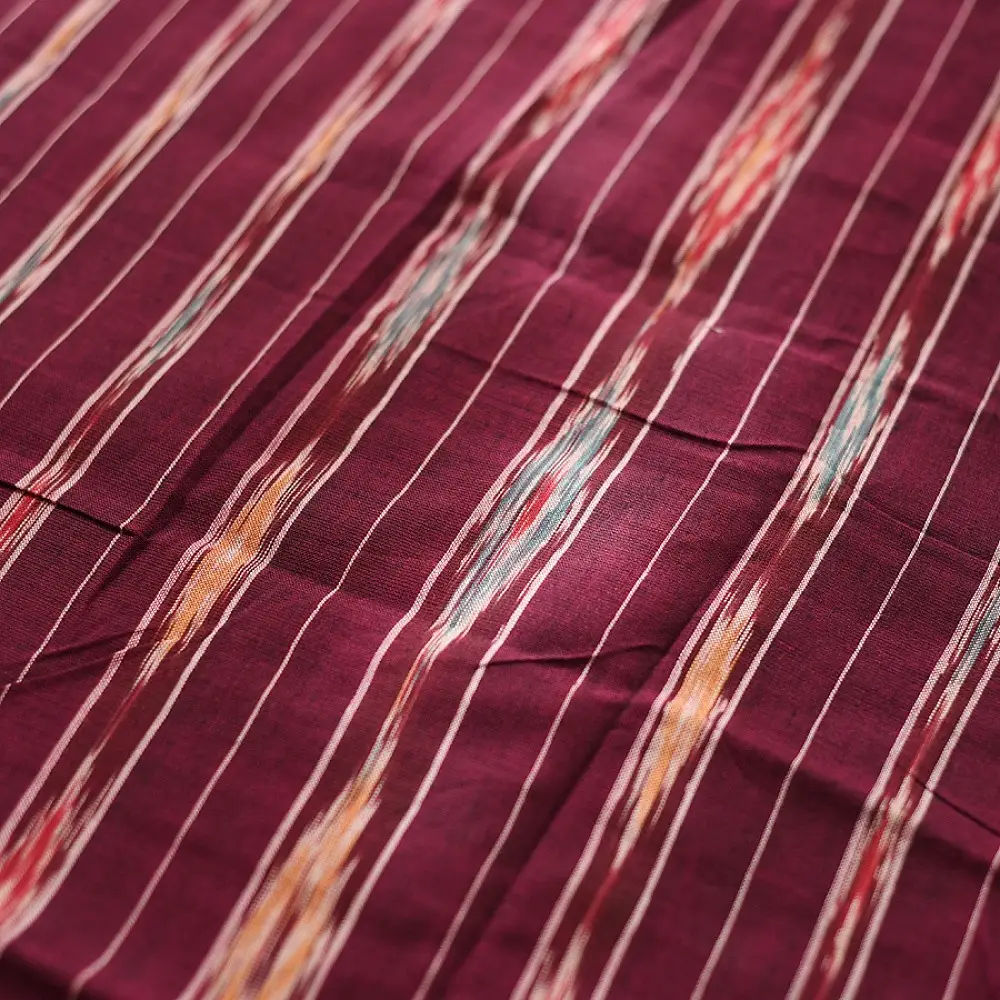 Cotton weaves ~ Ikat Saree pink