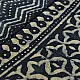 Exclusive Block Printed Dabu ~ Indigo Pure Cotton Saree