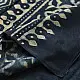 Exclusive Block Printed Dabu ~ Indigo Pure Cotton Saree