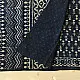 Exclusive Block Printed Dabu ~ Indigo Pure Cotton Saree