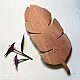 shop Handmade neem wooden Leaf Shape Chopping Board