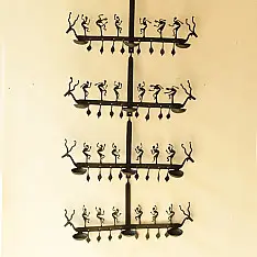 Ahou | Wrought Iron ~ Hanging Lamp for decor