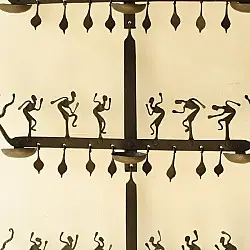 Ahou | Wrought Iron ~ Hanging Lamp for decor
