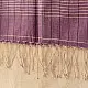 shop Handloom Soft Cotton Jamdani Stole - Purple