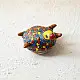 shop Madhubani Hand Painted Paper Mache ~  Turtle