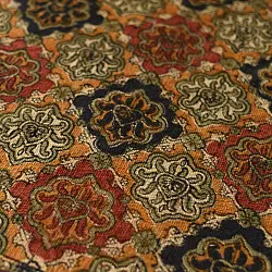 A finite infinity ❧ Kalamkari Natural Color Dhurrie ( 2 X 4 ) - Home Decor