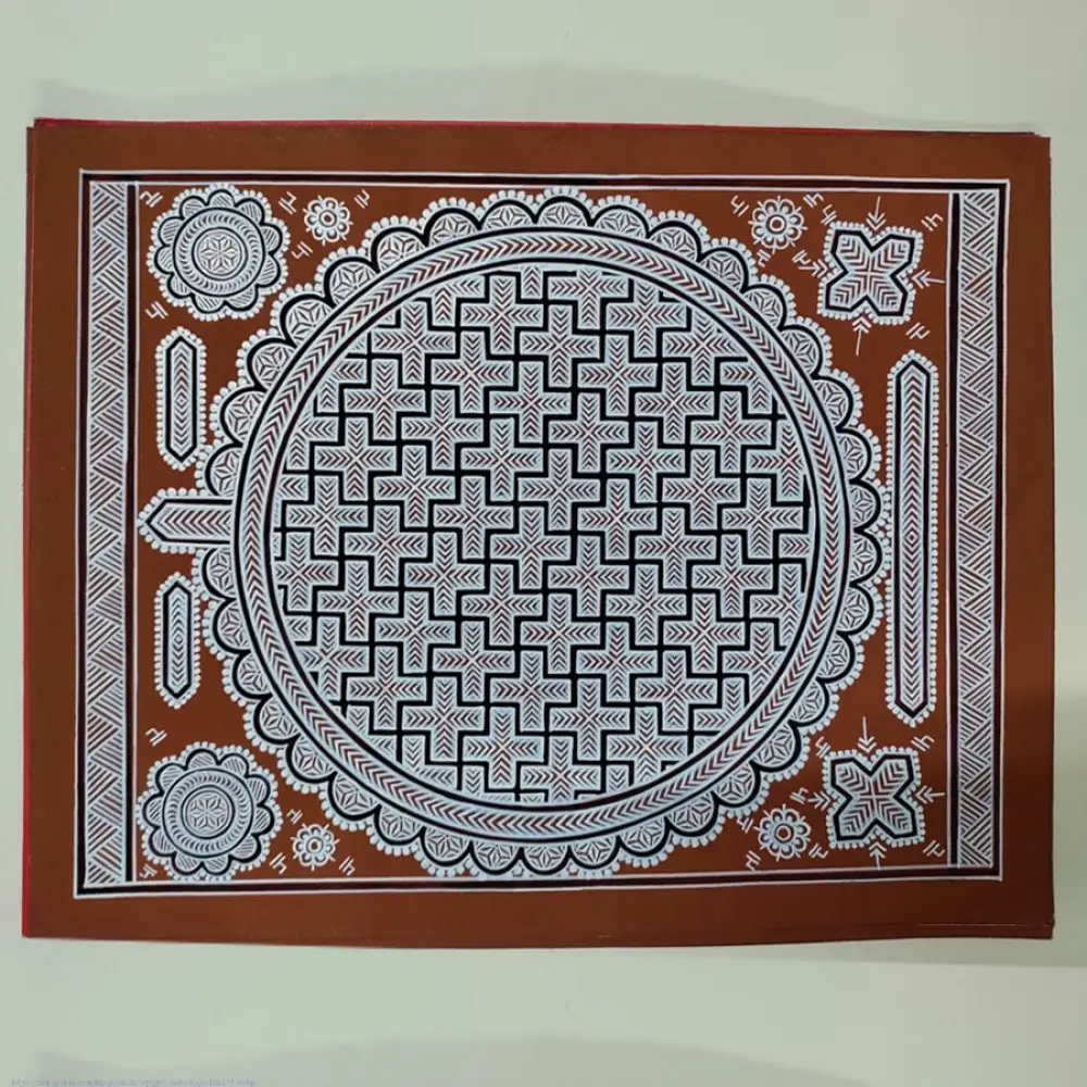 shop Mandana Art - Painting  ( Plus Motif - 11 x 14 inch)