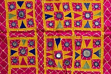 Treasure Trove ~ Embroidered Kutchi Old Wall Piece