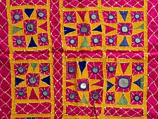 Treasure Trove ~ Embroidered Kutchi Old Wall Piece