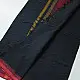 handloom begampuri pure cotton saree in charcoal black with mustard yellow and maroon woven temple borders   