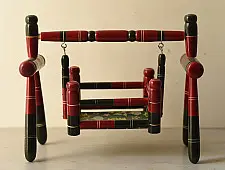Etikoppaka | Wooden Toy ~ Jhula ( Two Color Options )