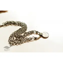 Kanupriya | Tribal / Vintage Jewelry - Coin Chain Necklace 