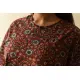 buy ajrakh hand block printed cotton Crop Top