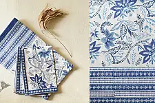 Sanganeri block Printed Double Bedsheet  | with Pillow Covers 