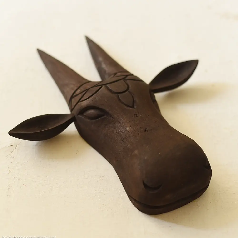 shop handmade wooden Nandi mask 