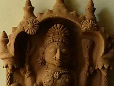 Molela | Mitti Ki Murti - Handmade Terracotta Wall Hanging Plaques - Saraswati