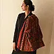 shop Ajrakh Block Printed And Denim Reversible Jacket 