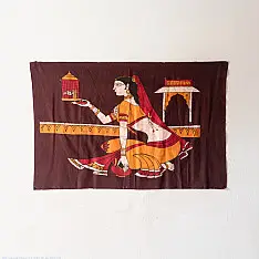 Batik Painting ~ A village Girl 