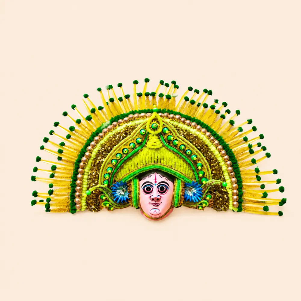 shop Handmade Paper Mache Chhau Mask - Shakti