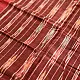 Cotton weaves ~ Ikat Saree  Brick Red