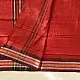 Cotton weaves ~ Ikat Saree  Brick Red