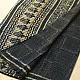 Exclusive Indigo Dabu Printed Cotton Saree