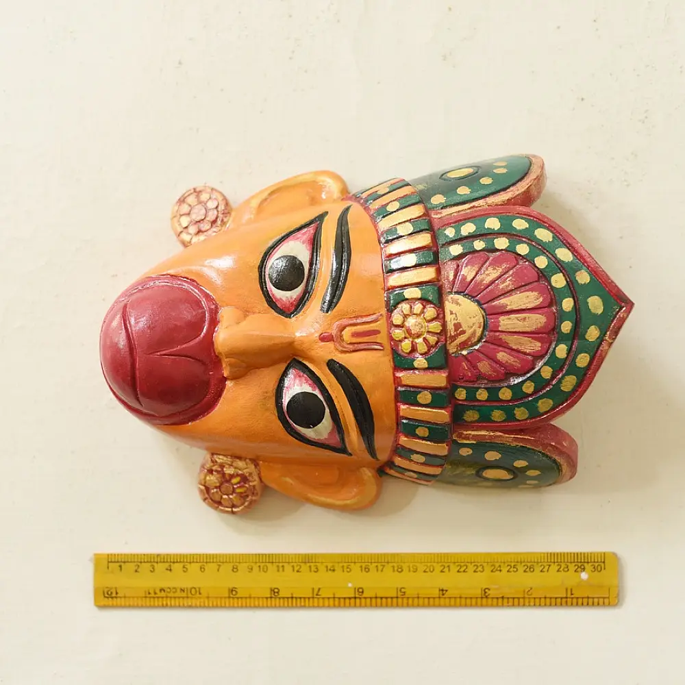 shop Handmade Wooden Hanging Hanuman Mask