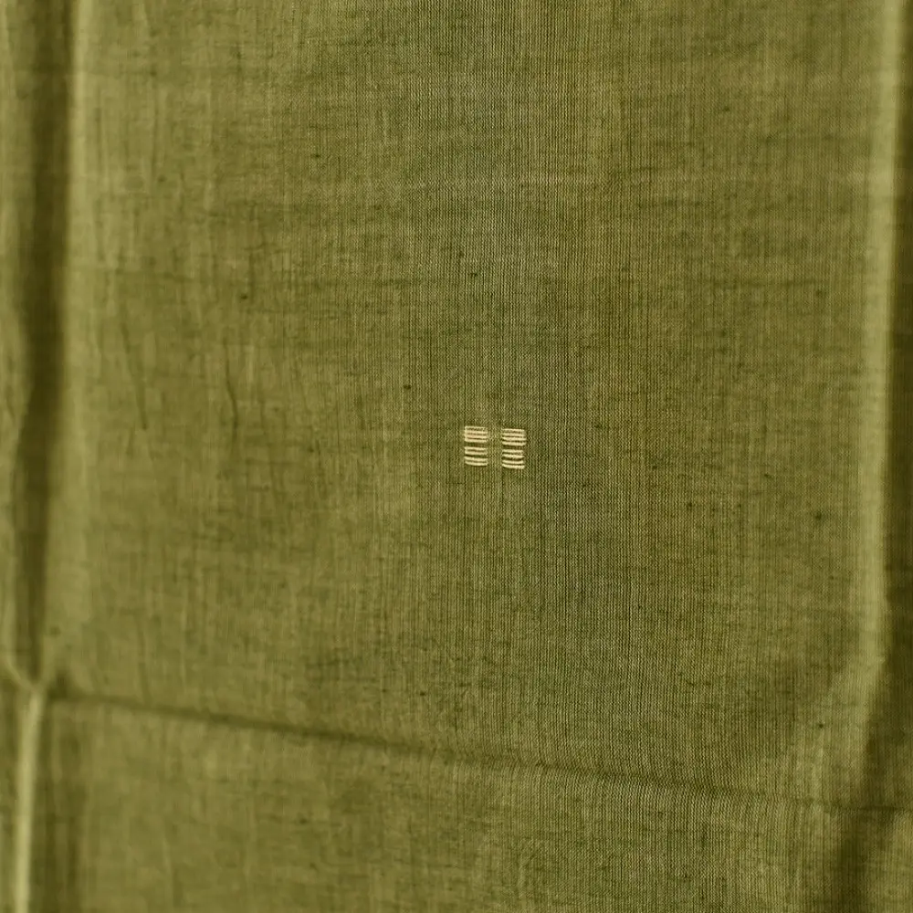 shop Handloom Soft Cotton Jamdani Stole - Light Green