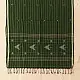 shop Handloom Soft Cotton Jamdani Stole - Bottle Green